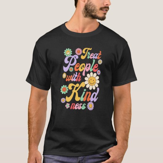 Treat People With Kindness Cute Kind Trending T-shirt (Voorkant)