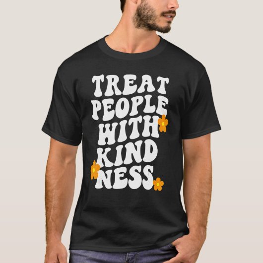 Treat People With Kindness Preppy Aesthetic Style  T-shirt (Voorkant)