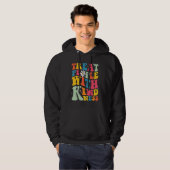 Treat People With Kindness Retro TPWK Inspirationa Hoodie (Voorkant volledig)