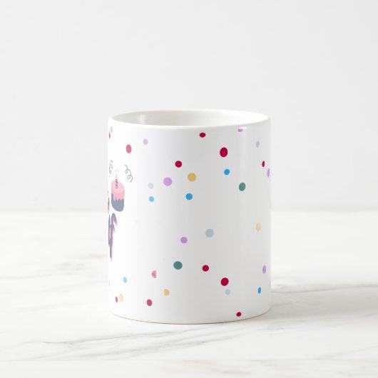 Treat Yo Self Birthday Sprinkles Coffee Mok (Center)