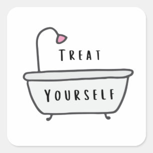 Treat Yourself Bath Stickers