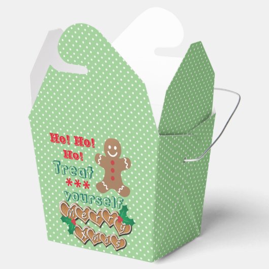 "Treat Yourself" kerstgebak en Stippen Bedankdoosjes (Geopend)