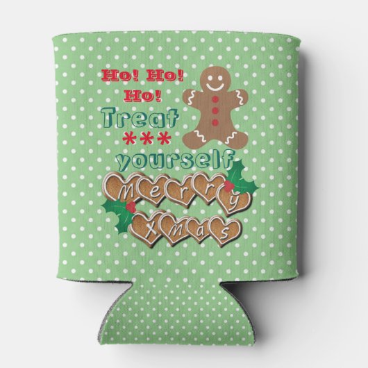 "Treat Yourself" kerstgebak en Stippen Blikjeskoeler (Achterkant)