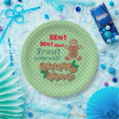 "Treat Yourself" kerstgebak en Stippen Papieren Bordje (Feest)