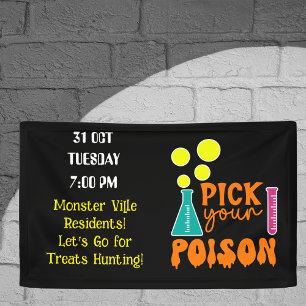 Treats Hunt Halloween Community Familie Spandoek