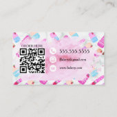 Treats Pretzels Baker Bakery Treats B Visitekaartje (Achterkant)