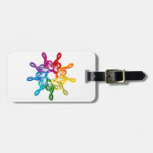 Trebel Clefs in een Bagagelabel van het Patroon (Voorkant horizontaal)