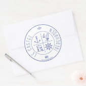 Trébeurden Le Castel Ronde Sticker (Envelop)