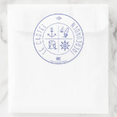 Trébeurden Le Castel Ronde Sticker (Tas)