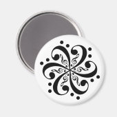 Treble Bass Swirl Magnet (Voorkant / Achterkant)