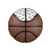 Treble cleart met roze rozen basketbal (Rechts)