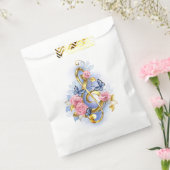 Treble cleart met roze rozen bedankzakje (Gezegeld)