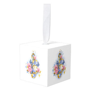 Treble cleart met roze rozen decoratie