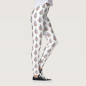 Treble cleart met roze rozen leggings (Rechts)