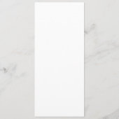 Treble cleart met roze rozen menu (Achterkant)