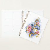 Treble cleart met roze rozen planner (Display)