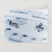 Treble Clef 2 Briefkaart (Voorkant)