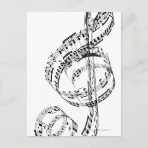 Treble Clef Briefkaart