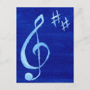 Treble Clef Briefkaart