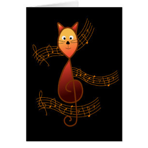 Treble Clef Cat