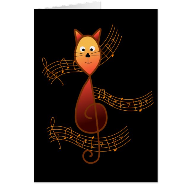 Treble Clef Cat (Voorkant)
