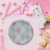 Treble Clef Diamonds Papieren Bordje (Feest)