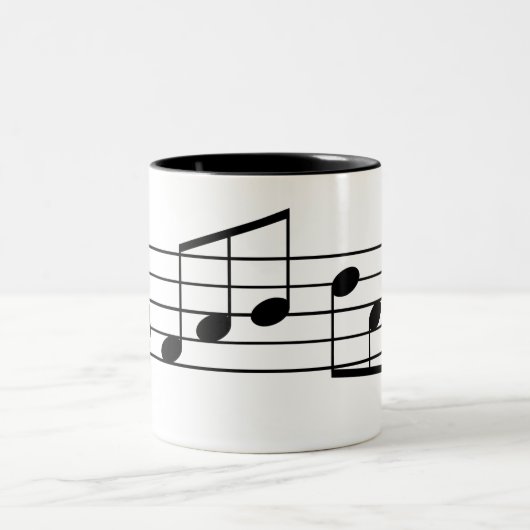 Treble Clef Fab Dad Coffee Mok Muzieknoten (Center)