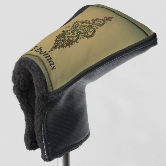  Treble Clef Golfheadcover (3/4 voorkant)