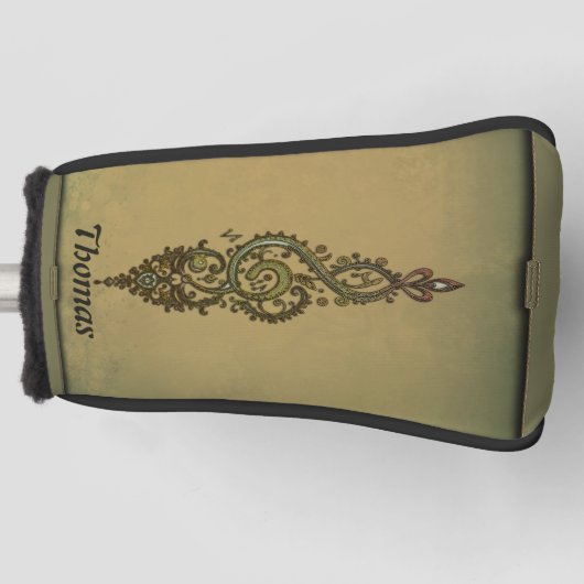 Treble Clef Golfheadcover (Voorkant)