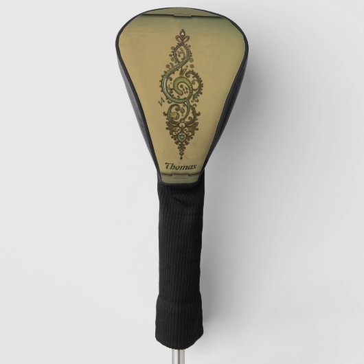  Treble Clef Golfheadcover (Voorkant)