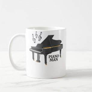 Treble Clef Grand Piano Man Koffiemok