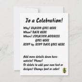 Treble Clef Graphic Black met Red Yellow Green Kaart (Achterkant)