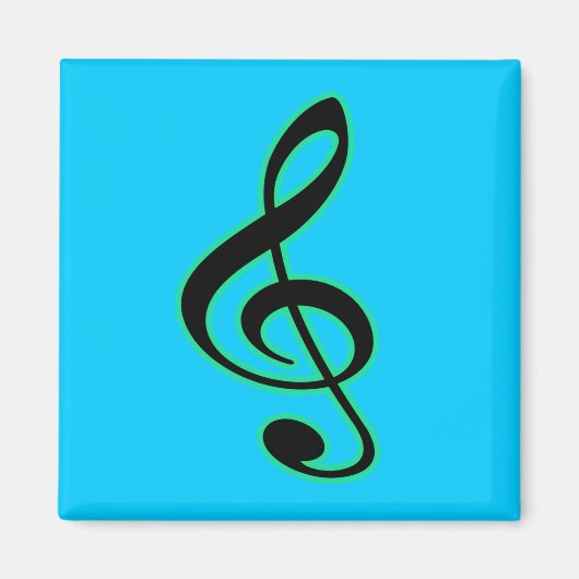 Treble Clef magneet (Voorkant)