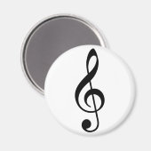 Treble Clef Magneet (Voorkant / Achterkant)