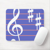 Treble Clef-Muismat Muismat (Met muis)
