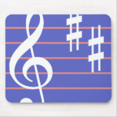 Treble Clef-Muismat Muismat (Voorkant)