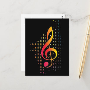 Treble Clef Music Briefkaart