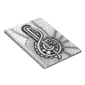 Treble Clef Music Doodle Notitieboek (Rechterzijde)