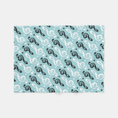 Treble Clef Music Gift Musician Teacher Band Fleece Deken (Voorkant (Horizontaal))