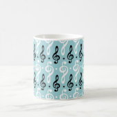 Treble Clef Music Gift Musician Teacher Band Koffiemok (Center)