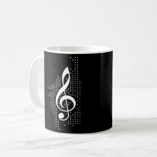 Treble Clef Music Koffiemok (Voorkant links)