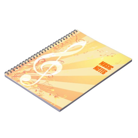 Treble Clef Music-laptop Notitieboek (Linkerzijde)