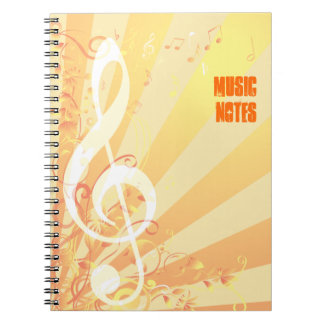 Treble Clef Music-laptop Notitieboek