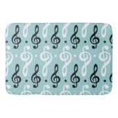 Treble Clef Music Lover Orchestra Musician Gift Badmat (Voorkant)