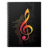 Treble Clef Music Notitieboek (Voorkant)