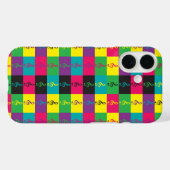 Treble Clef Music Pattern Bright Case-Mate iPhone Case (Achterkant (horizontaal))
