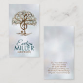 Treble Clef Music Tree Visitekaartje (Voorkant / Achterkant)