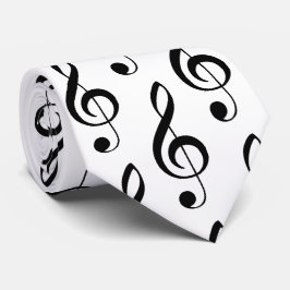 Treble Clef Musical Stropdas