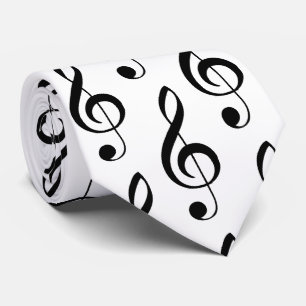 Treble Clef Musical Stropdas