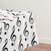 Treble Clef Musical Tablecloth Tafelkleed (Voorbeeld)